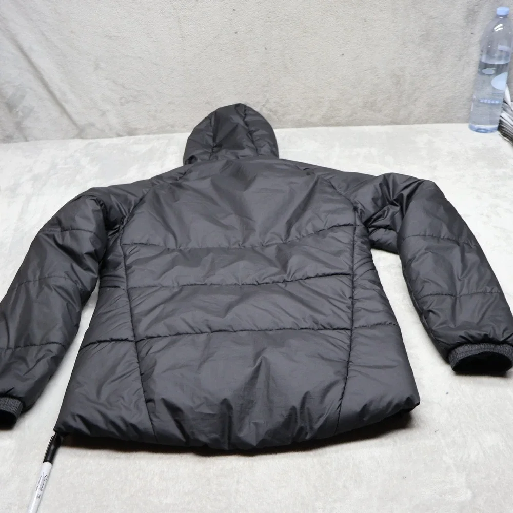 Adidas Jacket Mens Small Black Condivo 22 Winter Insulated Quilted Puffer LOGO